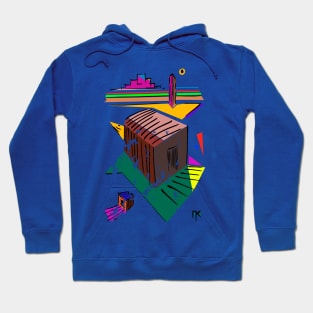 Vintage abstract architecture Hoodie